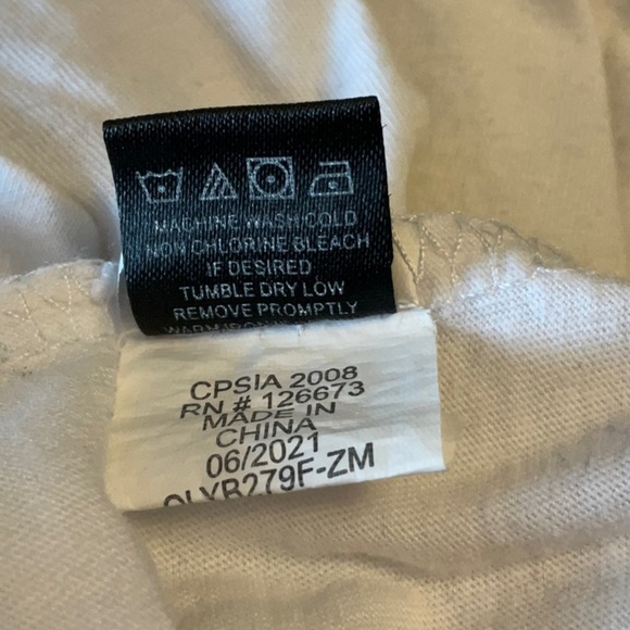 NFL Gold and White Long Sleeve Tee with Saints Logo - Picture 9 of 9